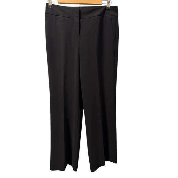 Ann Taylor Petites Margo Black Dress Pants 4P Polyester Viscose Dress Pants - Picture 1 of 10